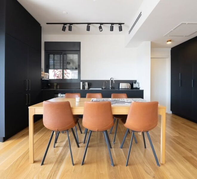 למכירה! פנטהאוז מעוצב אדריכלי בפרויקט Nine, הרב אלנקווה 38, שכונת כפיר, תל אביב