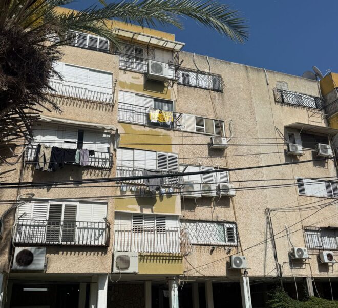 להשכרה דירת 3 חדרים בשכונת נוה אליעזר | צרעה 14, תל אביב